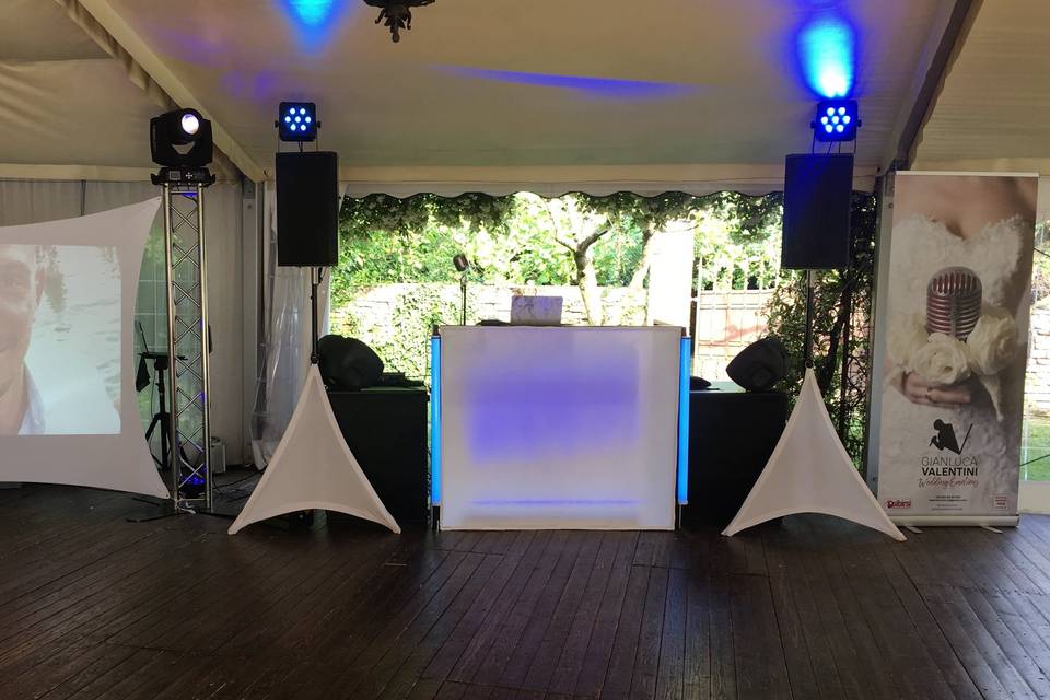 Setup con proiezione