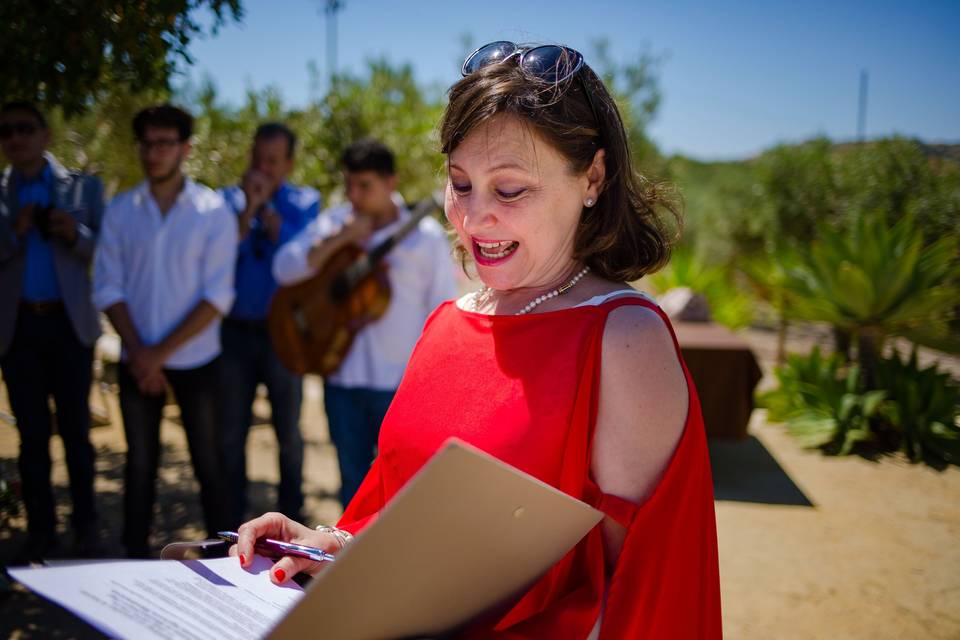 Celebrant in Sicily