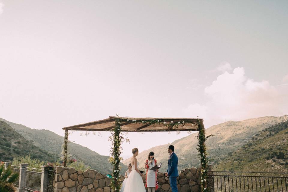 Celebrant in Sicily