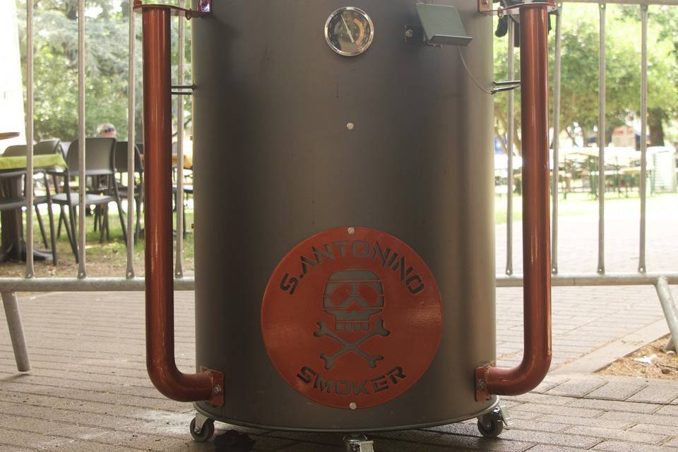 Drum smoker BBQ