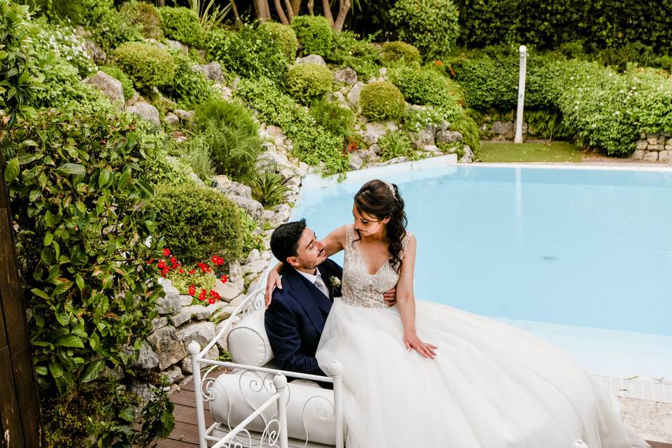 Foto - matrimonio - piscina