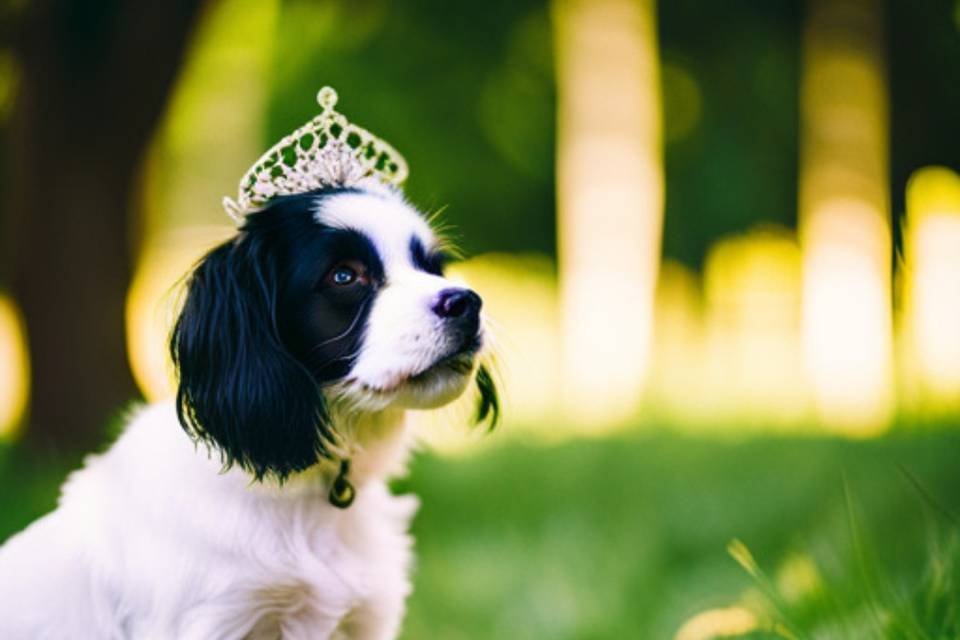 Wedding dog