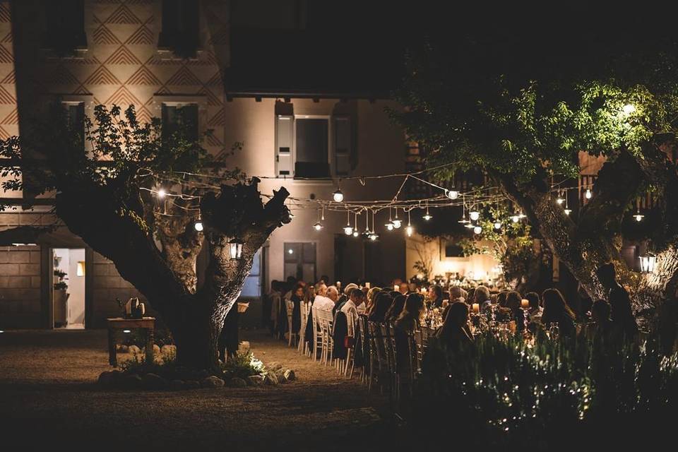 La cena in corte