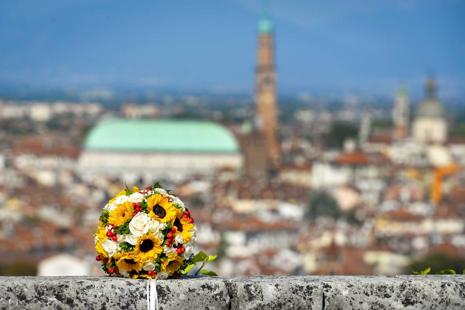 Lancio del riso-bouquet