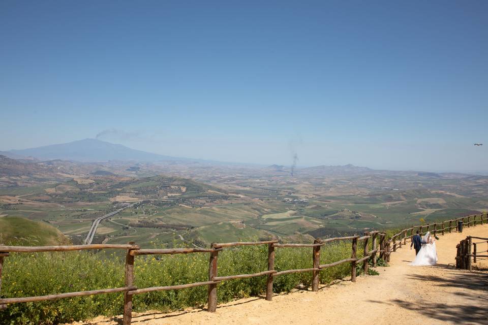 Matrimonio  vista etna