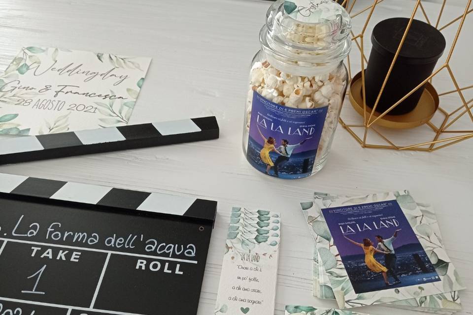 Weddingstationary tema cinema