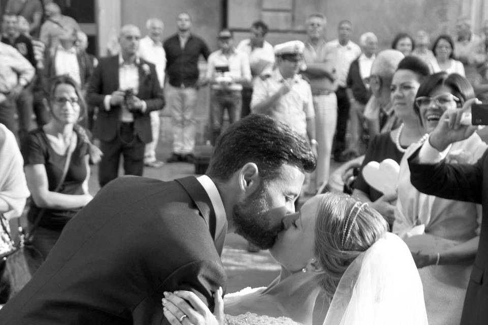 Il bacio di Time Square