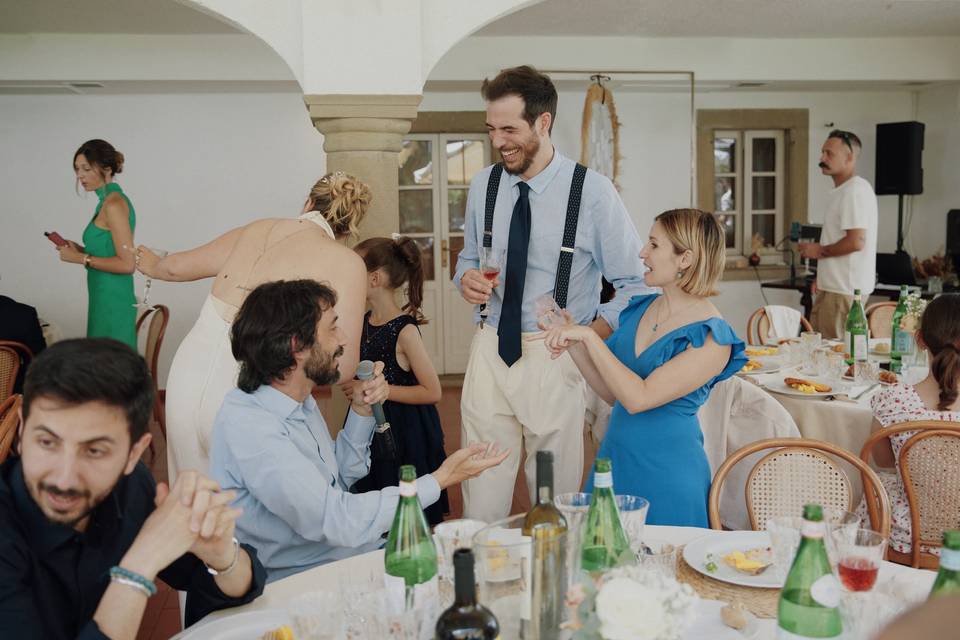 Giochi durante la cena