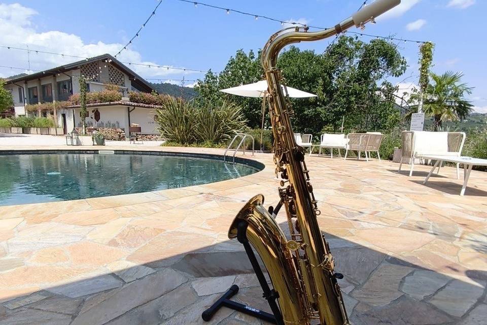Live sax aperitivo