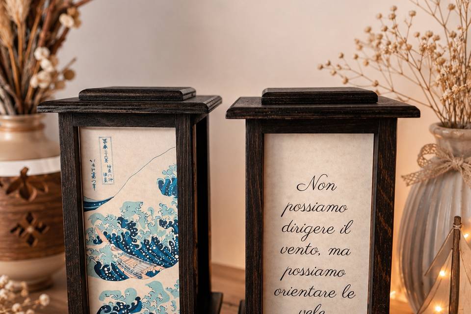 Bomboniere Lanterne in legno