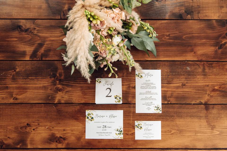 Natural chic wedding