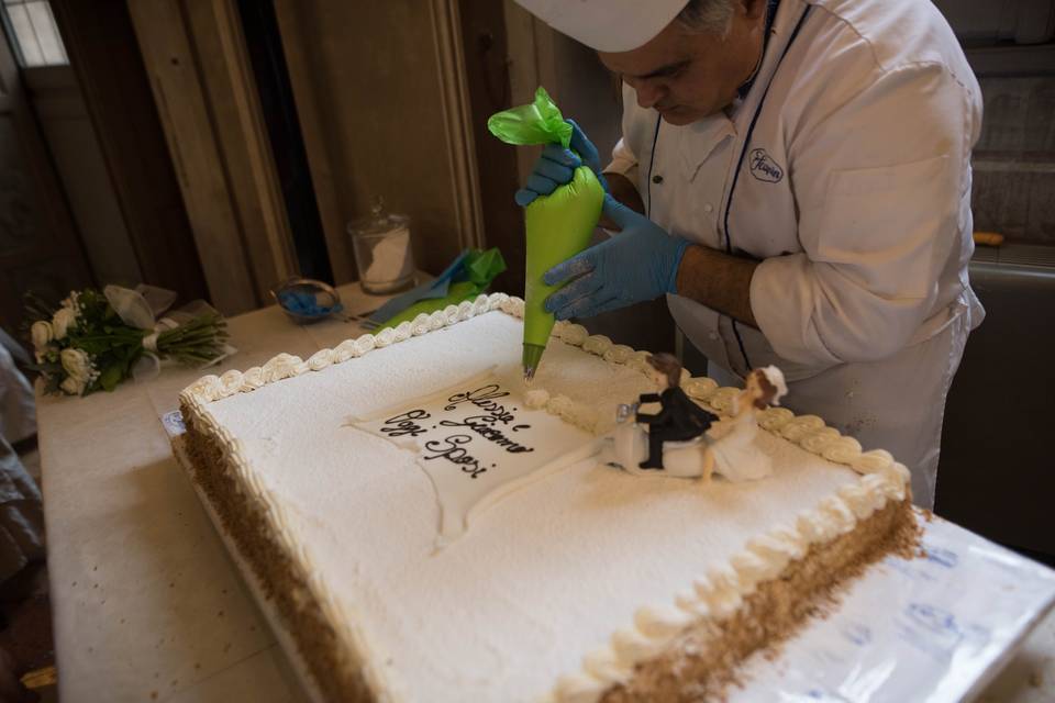 Wedding Cake fatta in diretta