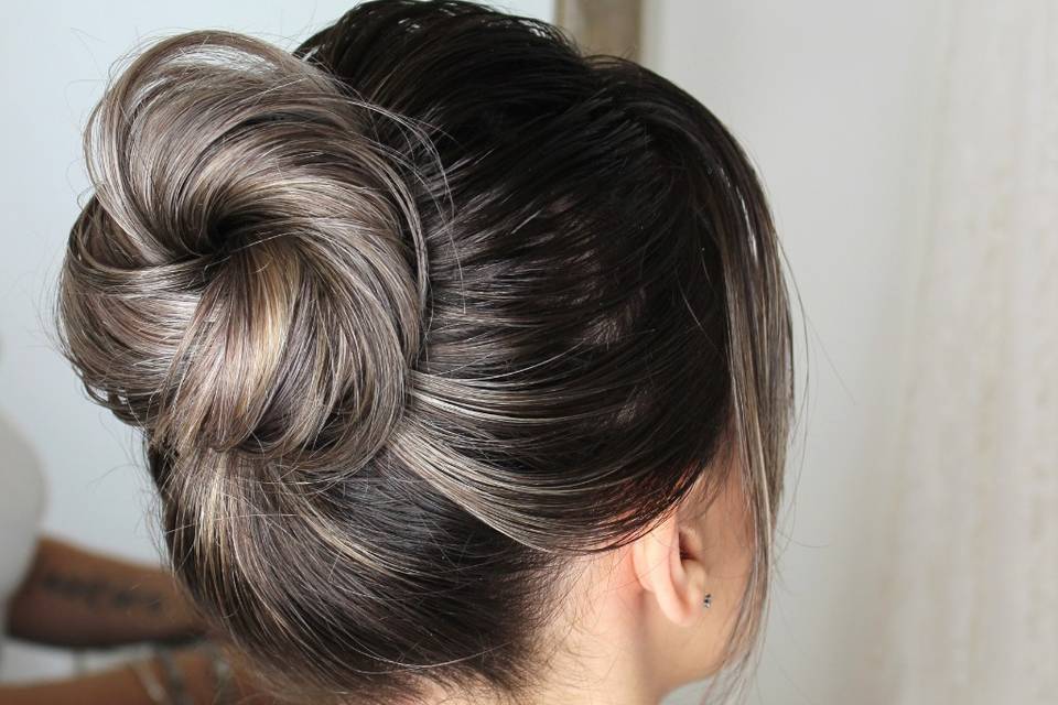 Chignon alto