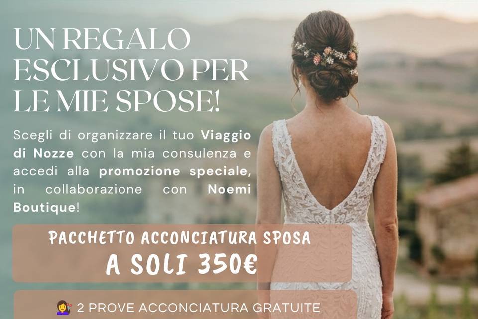 Promo acconciatura sposa