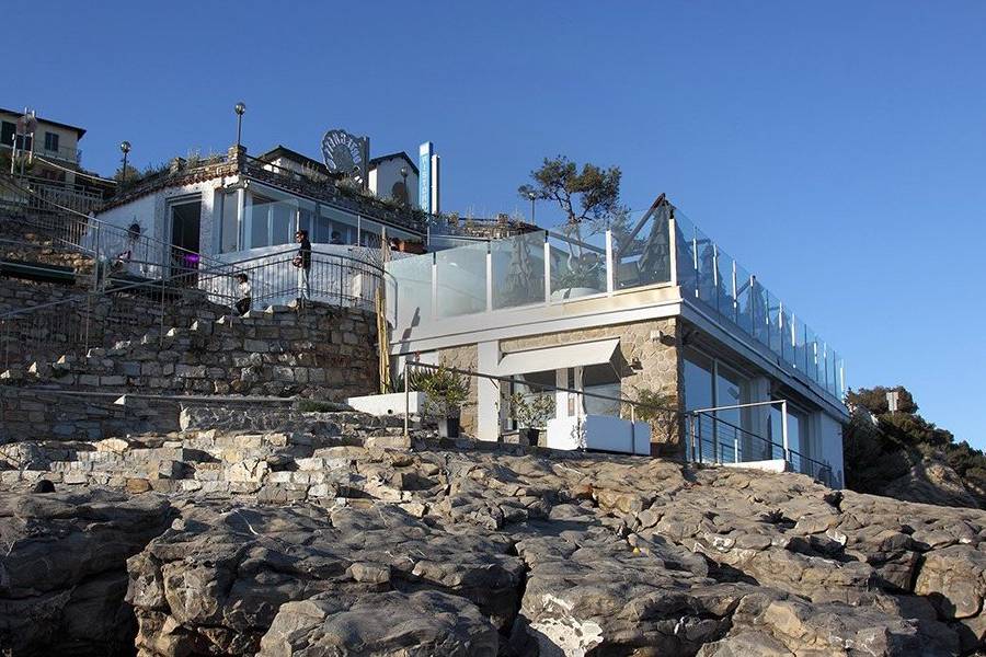 Vista dalla spiaggia