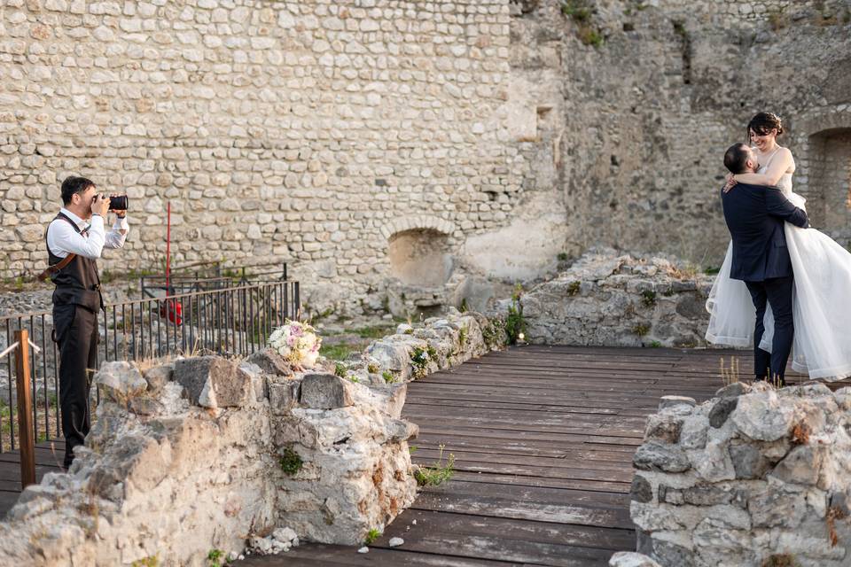 Area panoramica castello sposi