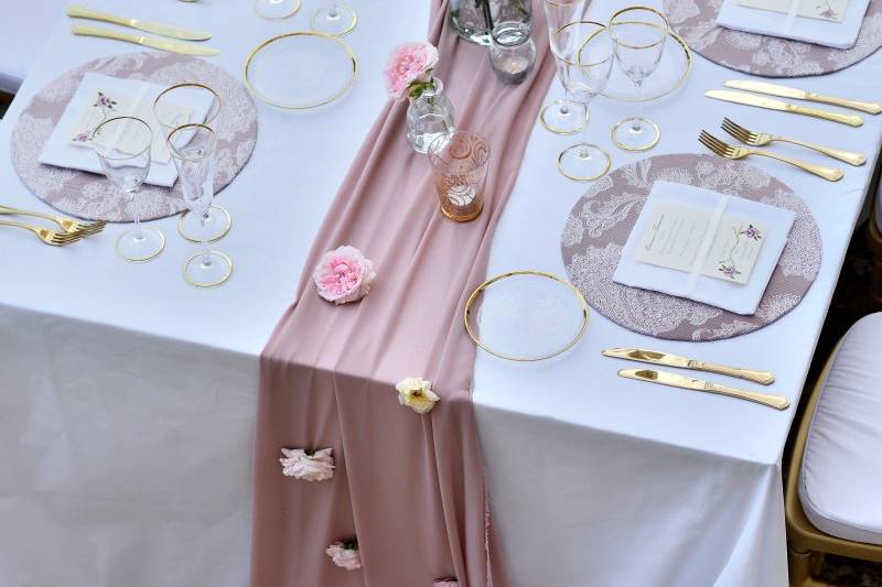 Matrimonio pink and gold