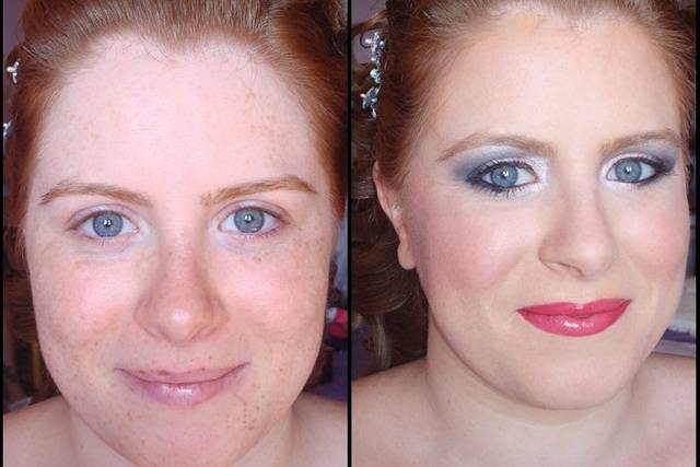 Prima dopo - trucco cerimonia