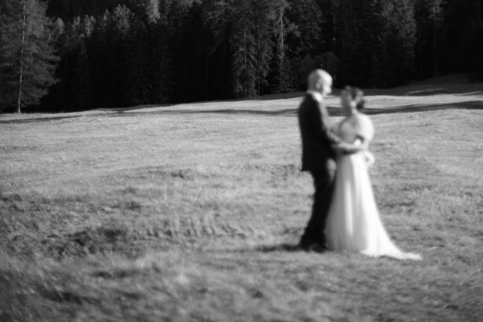 Irene e Francesco in Dolomiti