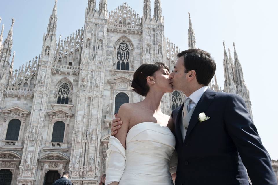 Il bacio in piazza