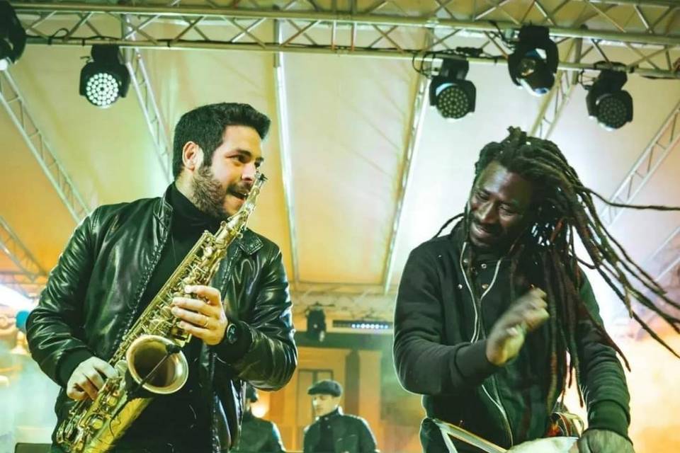 Sax e percussioni