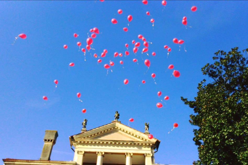 Volata di palloncini