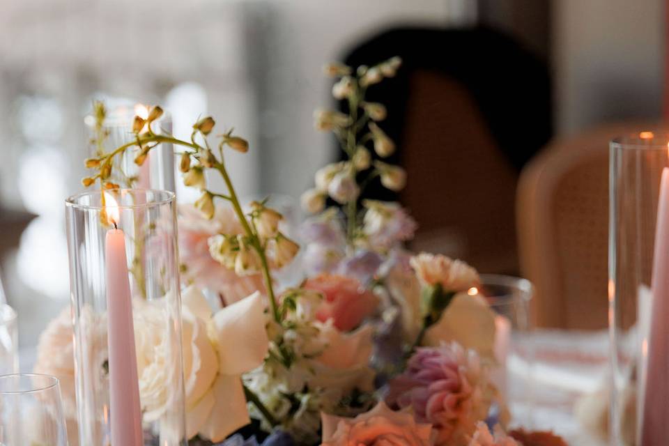 Elegant spring-inspired setup