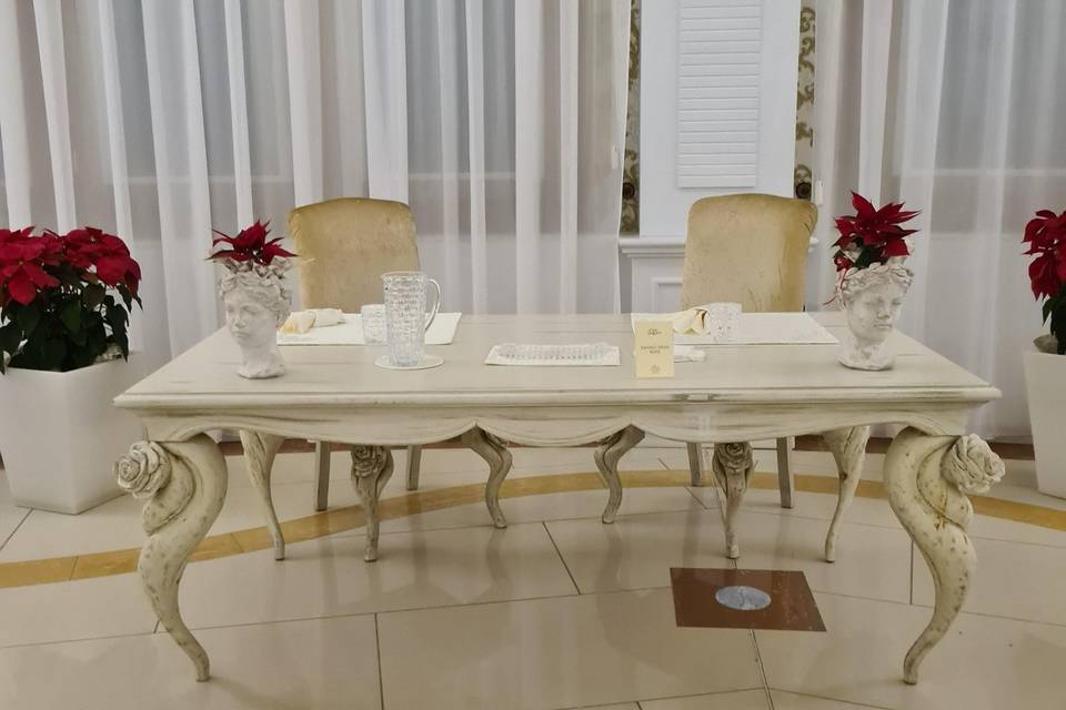 Tavolo ovale sposi