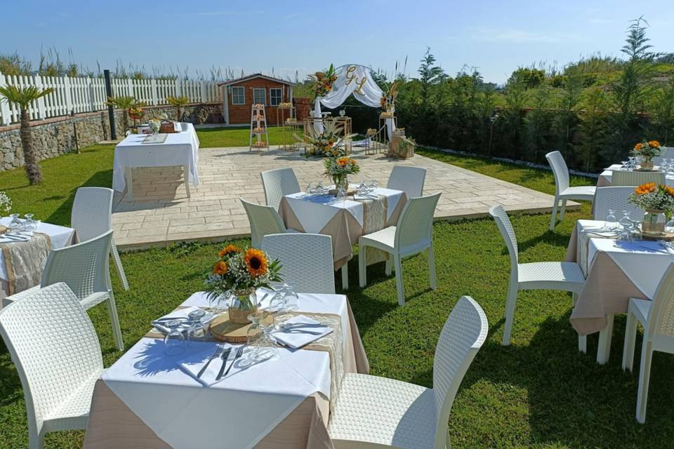 Allestimento villa