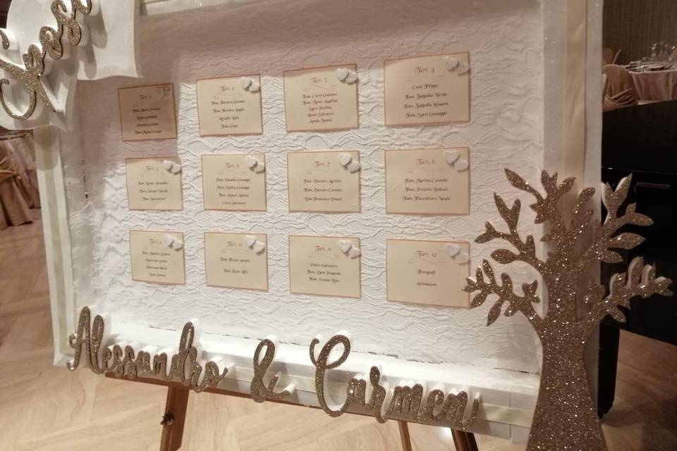 Tableau bianco e tortora