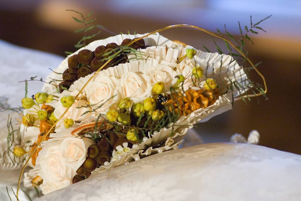 Bouquet da sposa ventaglio