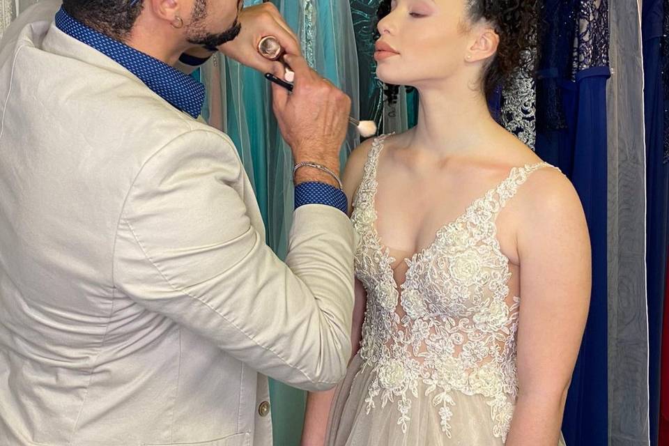 Makeup sposa - backstage