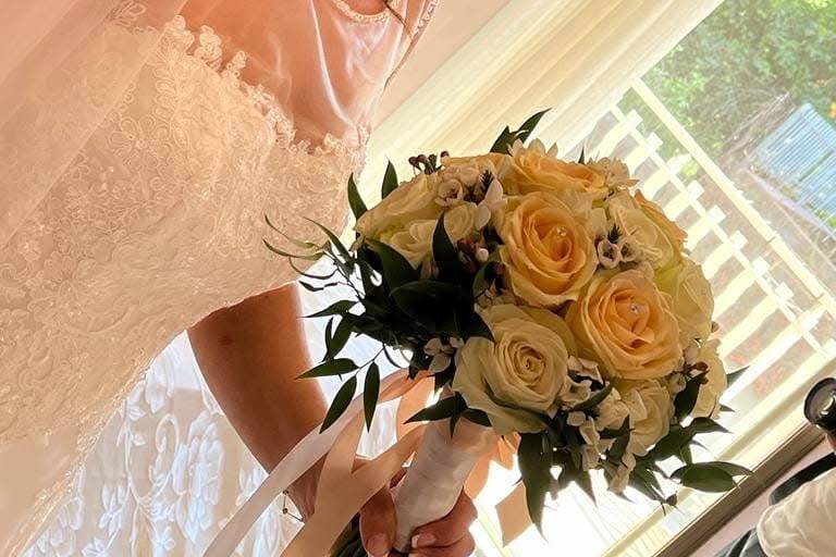 La sposa Cinzia Cardia