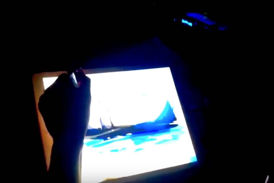 Live digital Painting