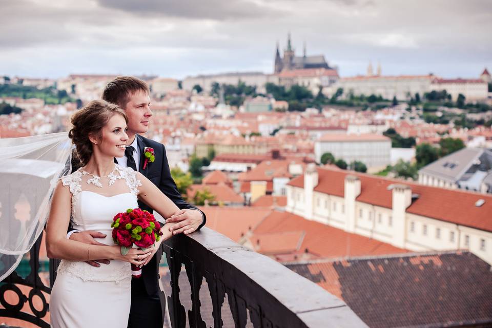 Destination wedding in Prague