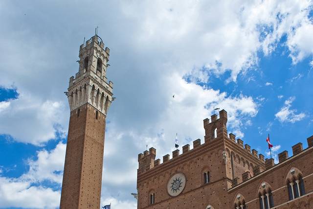 In piazza del campo ...
