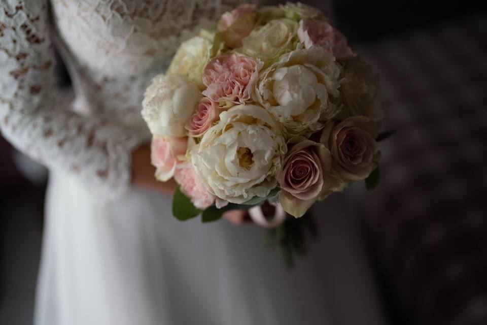 Bouquet Peonie e Rose