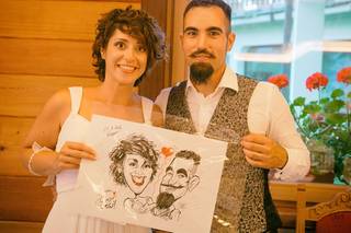 Caricaturista per eventi - Sbrò