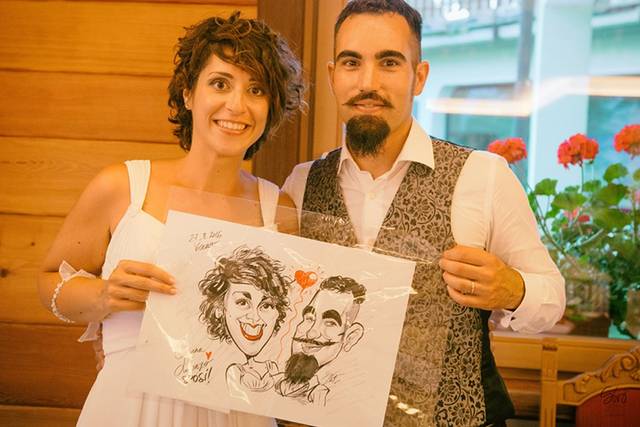 Caricaturista per eventi - Sbrò