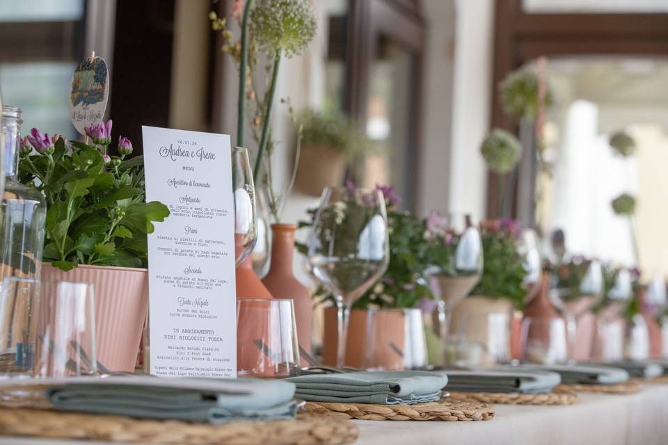 Allestimento tavolo
