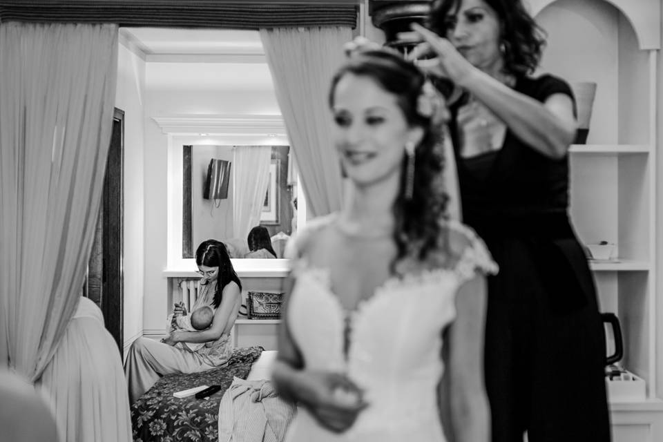 Preparazione della sposa