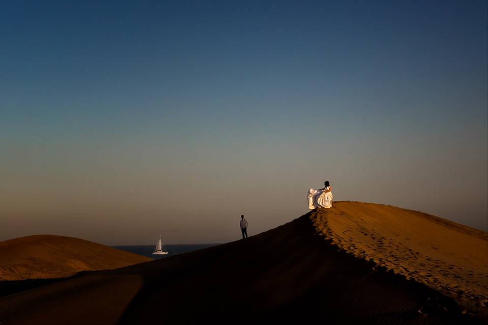 Foto di coppia alle Canarie