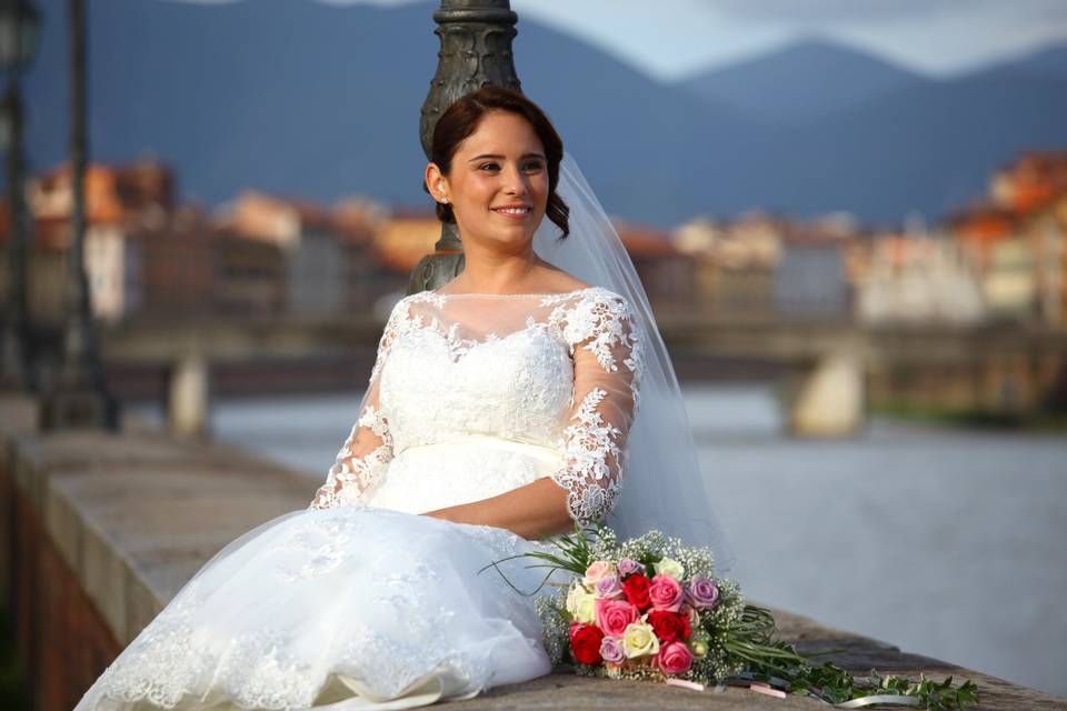 Sposa sul Lungarno