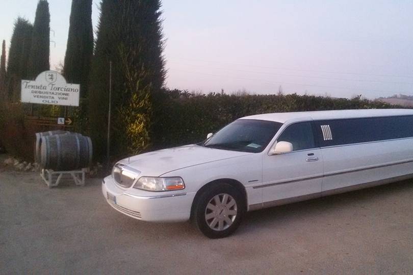 Noleggio limousine rossa lucca