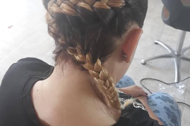 Treccia bicolore