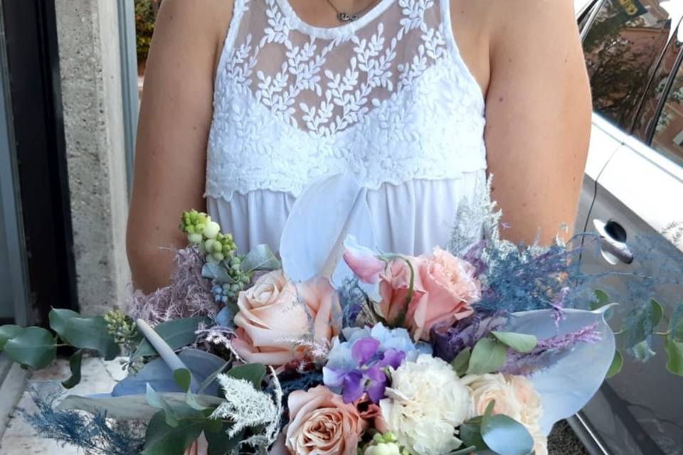 Prova bouquet sposa