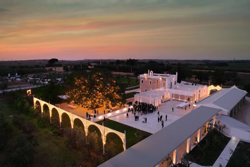 Panoramica della masseria