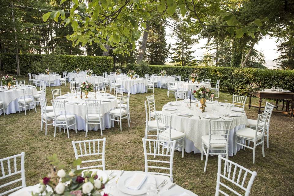 Cena in giardino