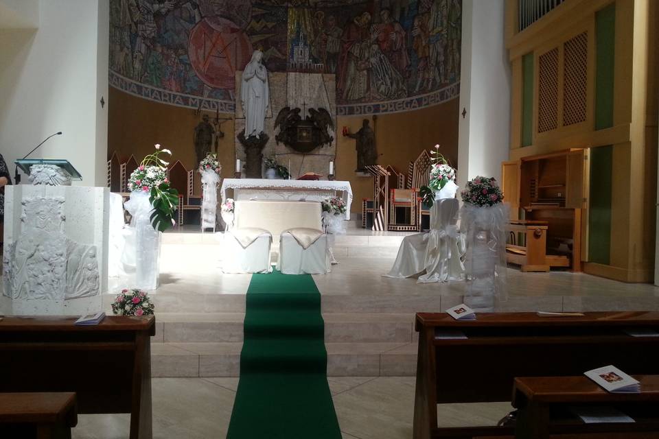 Allestimento chiesa