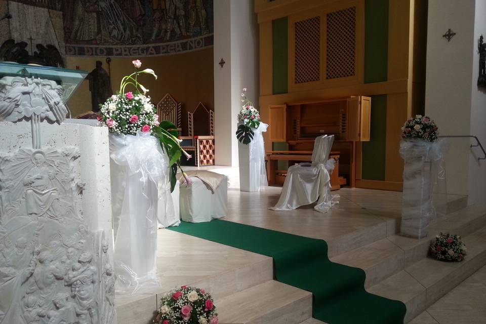 Allestimento chiesa